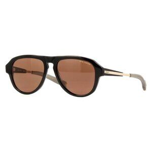 New DITA LANCIER LSA-706 Black Polarised Aviator DLS706 01 Sunglasses Women